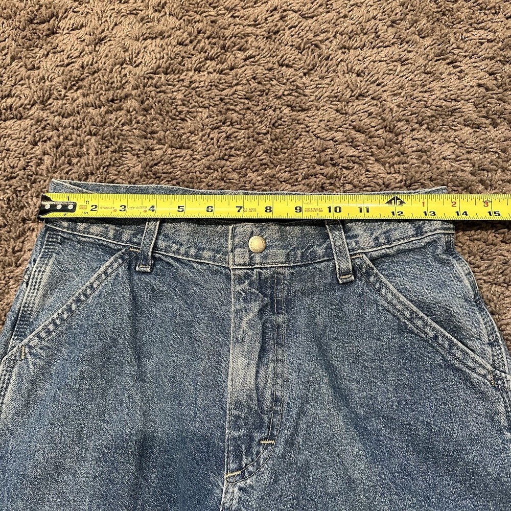 Wrangler Vintage Relaxed Fit Carpenter Jeans Women's Size 16 Reg Made In USA - Picture 6 of 12